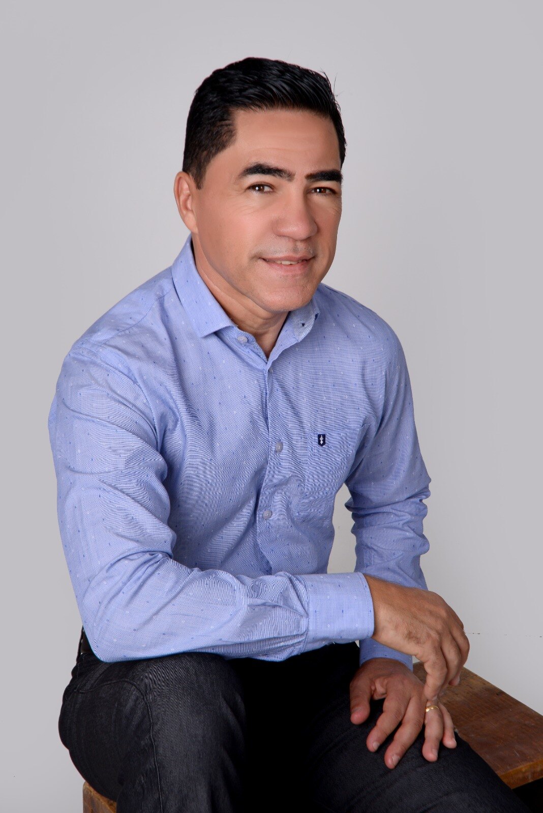 Edson Bergamini em atendimento